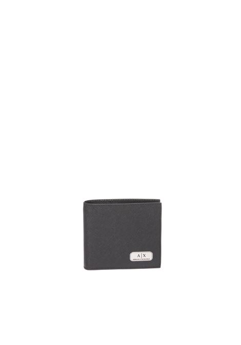 black logo wallet ARMANI EXCHANGE | 958098CC843-00020